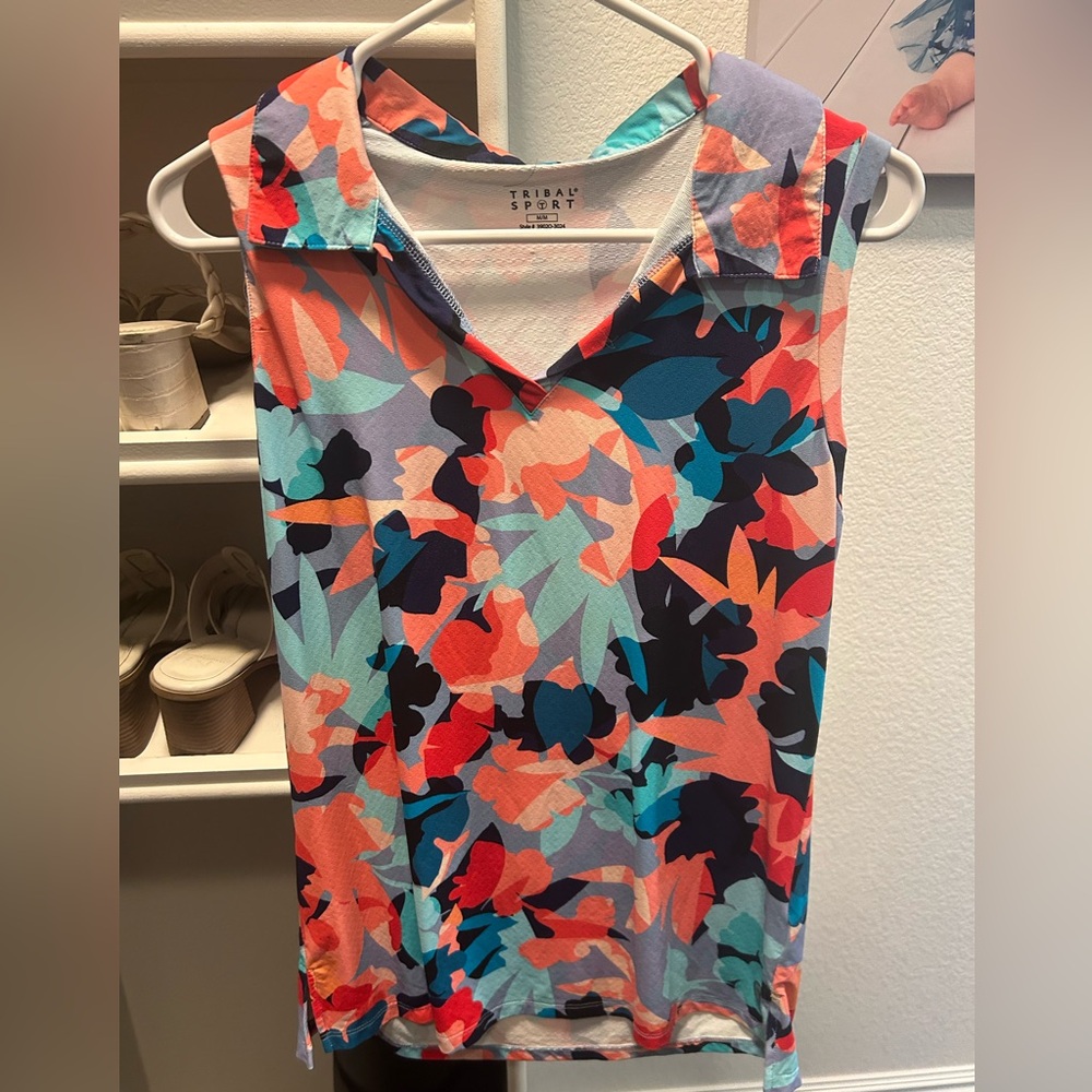 Tribal Sport Sleeveless Activewear Top